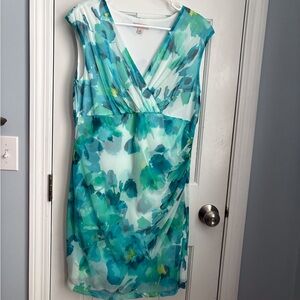 Beautiful Dress Barn water color dress.  Fits like a M/L